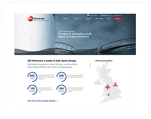 Craft cms corporate website designer